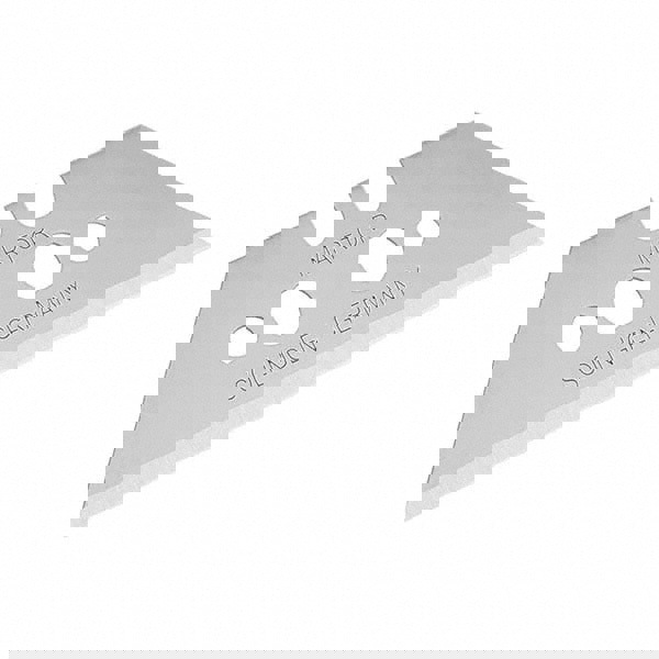 Double Bevel Knife Blade: 60 mm Blade Length